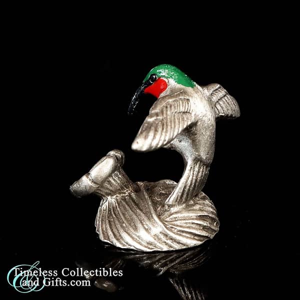 1984 Rawcliffe Miniature Pewter Hummingbird Figurine 1a