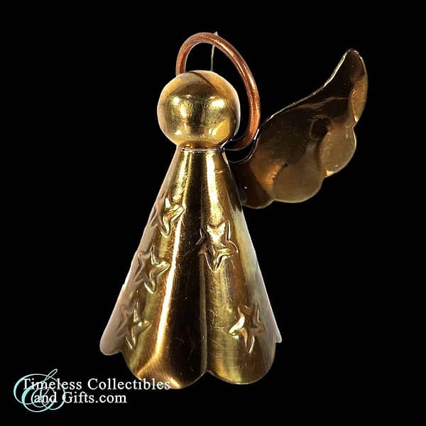 Brass Angel Christmas Ornament 2 copy