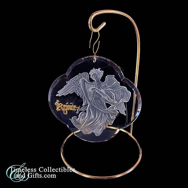 Hallmark 1982 Holiday Highlights Acrylic Angel Ornament 1