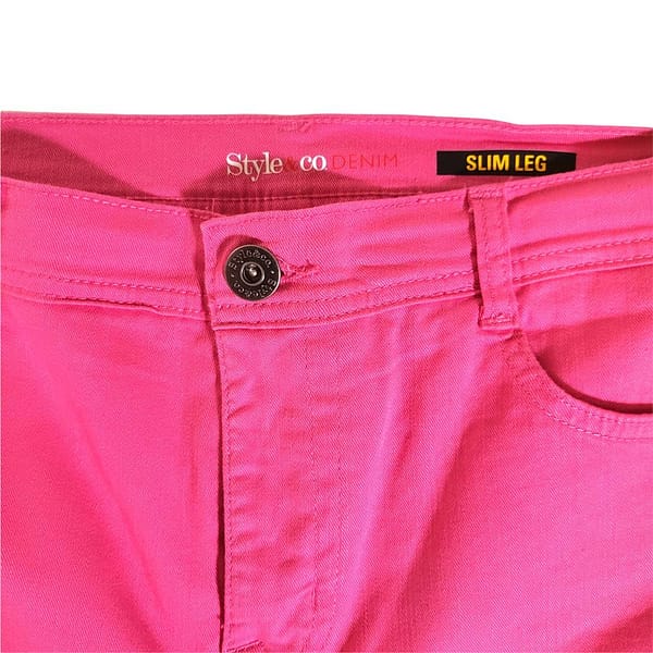 Style Co PInk Denim Jeans 5